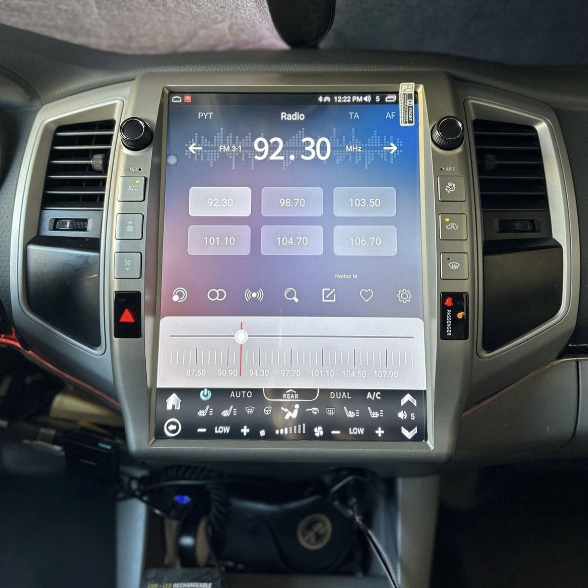 13” Android 12 Vertical Screen Navigation Radio for Toyota Tacoma 2005 - 2015 | Phoenix Automotive