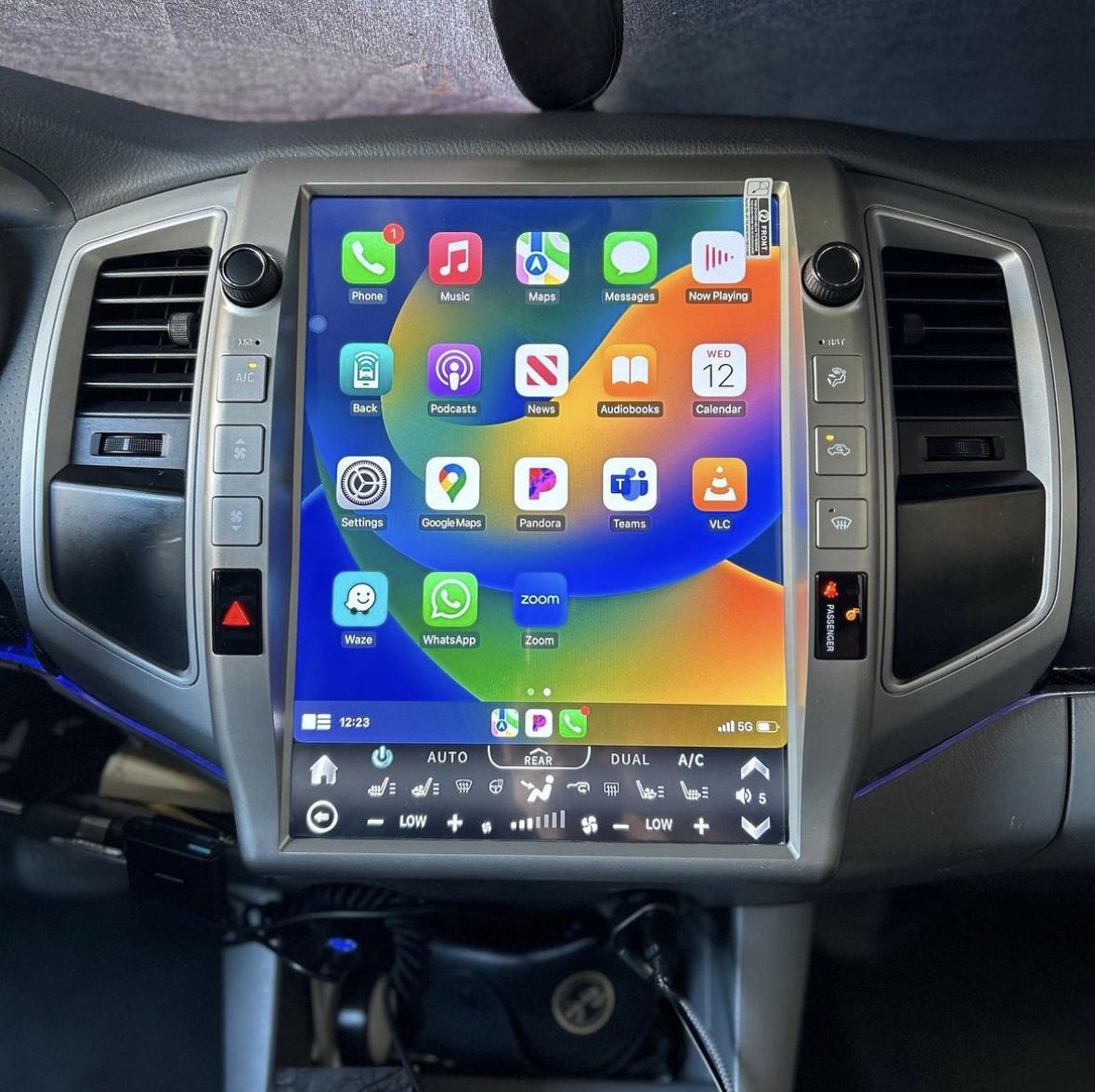 13” Android 12 Vertical Screen Navigation Radio for Toyota Tacoma 2005 - 2015 | Phoenix Automotive