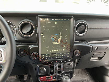 [Open Box] 12.1” Android 9 / 10 Vertical Screen Navigation Radio for Jeep Wrangler JL 2018 - 2022