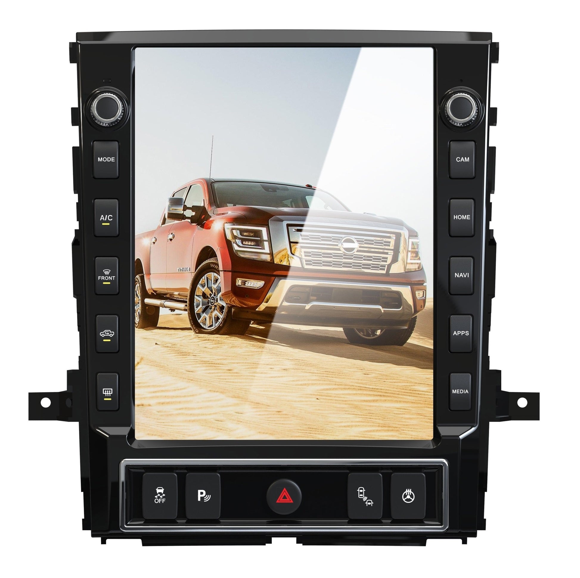 13” Android 12 Vertical Screen Navigation Radio for Nissan Titan (XD) 2020 - 2021 - Smart Car Stereo Radio Navigation | In-Dash audio/video players online - Phoenix Automotive