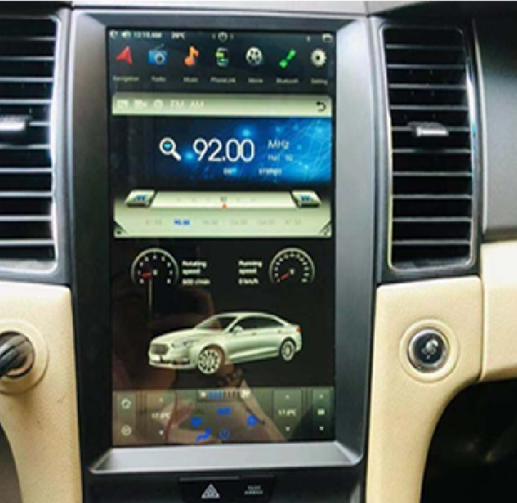 [ PX6 six-core ] 13.3" Android 9 Fast boot Vertical Screen Navigation Radio for Ford Taurus 2013 - 2019 - Phoenix Android Radios