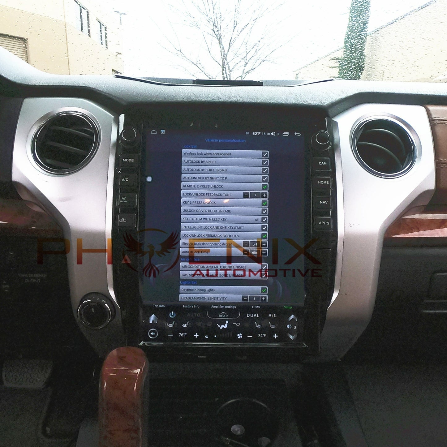 13” Android 13 Vertical Screen Navigation Radio for Toyota Tundra 2014 - 2021