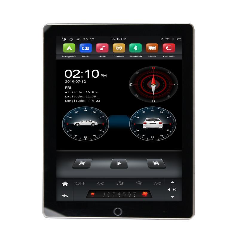9.7" Universal  Auto Rotation Screen Android 9.0 Navigation Radio with Motorized rotatable - Phoenix Android Radios