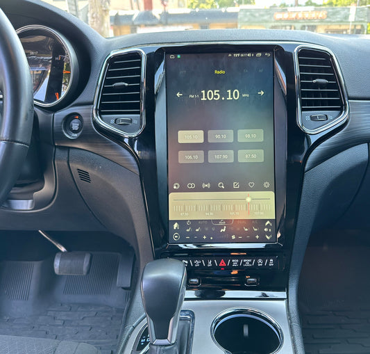 13.6" Vertical Screen Android 13 Fast boot Navigation Radio for Jeep Grand Cherokee 2014 - 2022 In-Dash audio/video players head unit stereo online Phoenix Automotive Android Radio Tesla-style T-style XL Large screen Vertical screen big screen Linkswell inc x knob joying Aucar auto AutoTecPro Navigation Systems Rhino dasaita American muscle nifty city merge screens seicane car radio