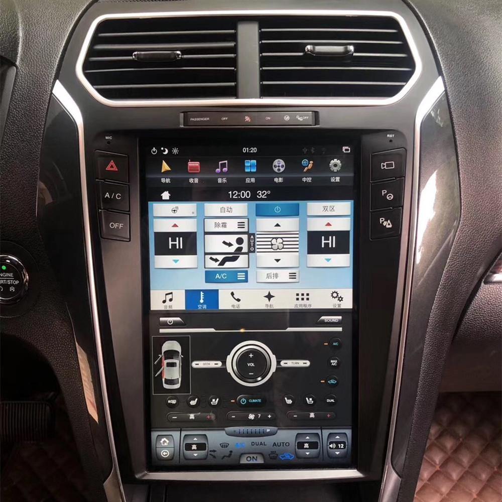 [Open box][ PX6 Six-core ] 12.1" Vertical Screen Android 8.1 Fast Boot Navigation Radio for Ford Explorer 2011 - 2019 - Smart Car Stereo Radio Navigation | In-Dash audio/video players online 