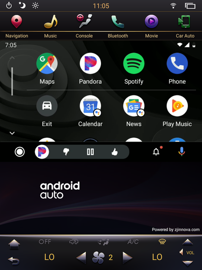 Built-in CarPlay and Android Auto for PX6 Six-core vertical screen head units - Phoenix Android Radios