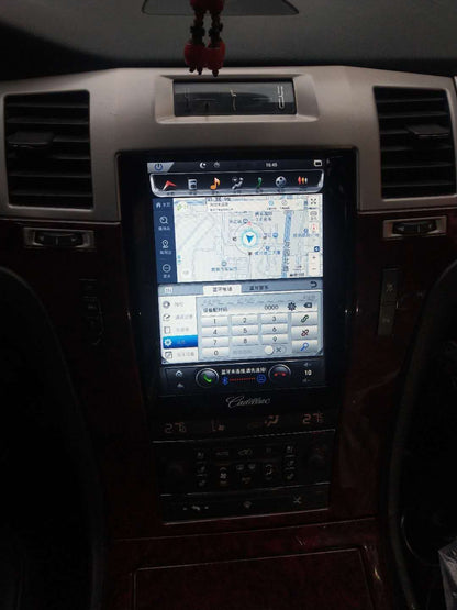 [Open-box] [PX6 SIX-CORE] 10.4" ANDROID 9.0 Fast Boot VERTICAL SCREEN Navigation Radio for Cadillac Escalade 2007 - 2014 - Smart Car Stereo Radio Navigation | In-Dash audio/video players onli