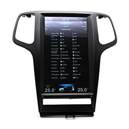 [PX6 SIX-CORE]13.3" Vertical Screen Android 8.1 Navigation Radio for Jeep Grand Cherokee 2009 - 2012