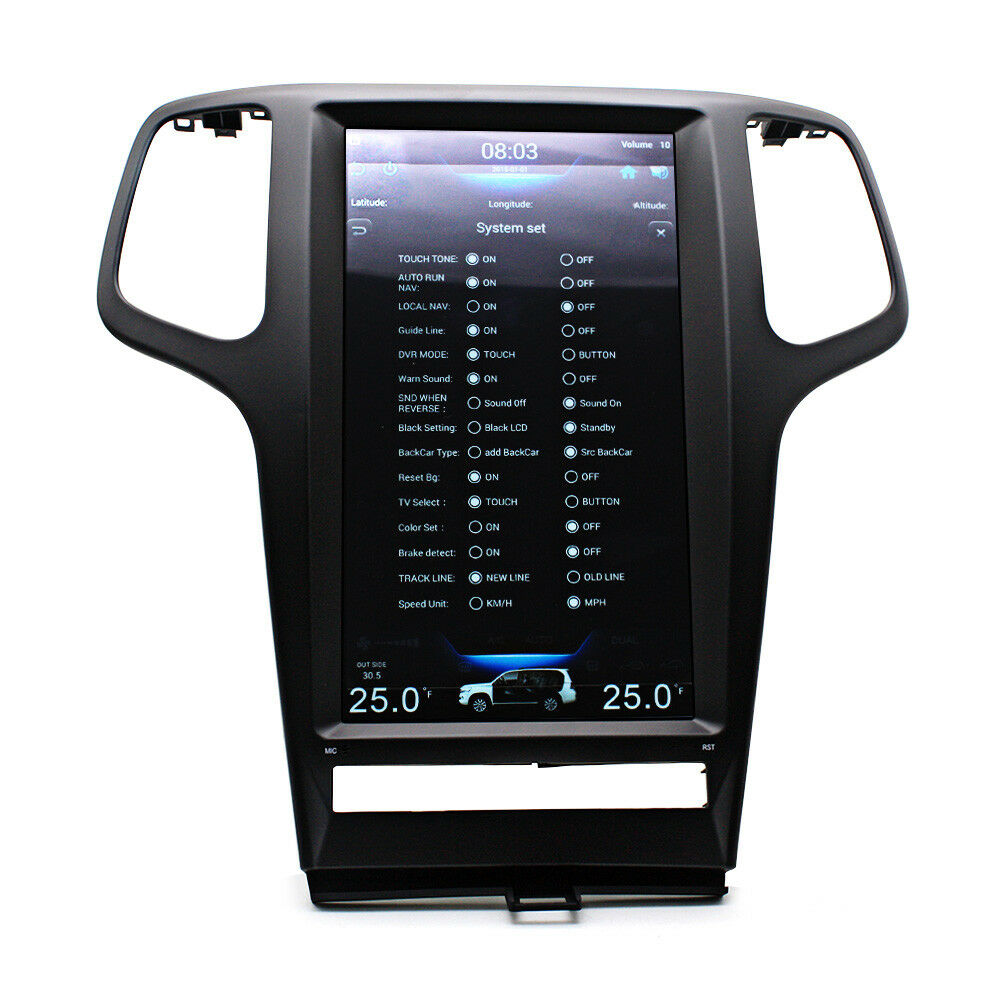 [Open-box] 13.3" Vertical Screen Android Navigation Radio for Jeep Grand Cherokee 2009 - 2013 - Smart Car Stereo Radio Navigation | In-Dash audio/video players online - Phoenix Automotive