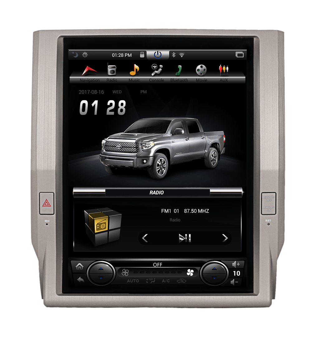 [Open box] 12.1" Android 7.1/8.1 Fast Boot Vertical Screen Navi Radio for Toyota Tundra 2014 - 2019 - Phoenix Android Radios